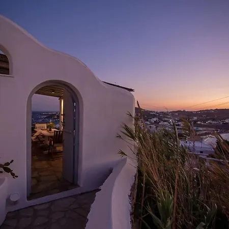펜션 Cosy Boheme Retreat With Sea Views Mykonos Town